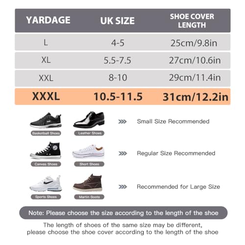 PALAY® Silicone Shoe Covers for Kids Men Women with Double-Breasted Anti-Slip Waterproof TPE Sole Wear-resistant Reusable for Rainy Season Size 10.5-11.5 3 PCS PALAY® Silicone Shoe Covers for Kids Men Women with Double-Breasted Anti-Slip Waterproof TPE Sole Wear-resistant Reusable for Rainy Season Size 10.5-11.5 3 PCS